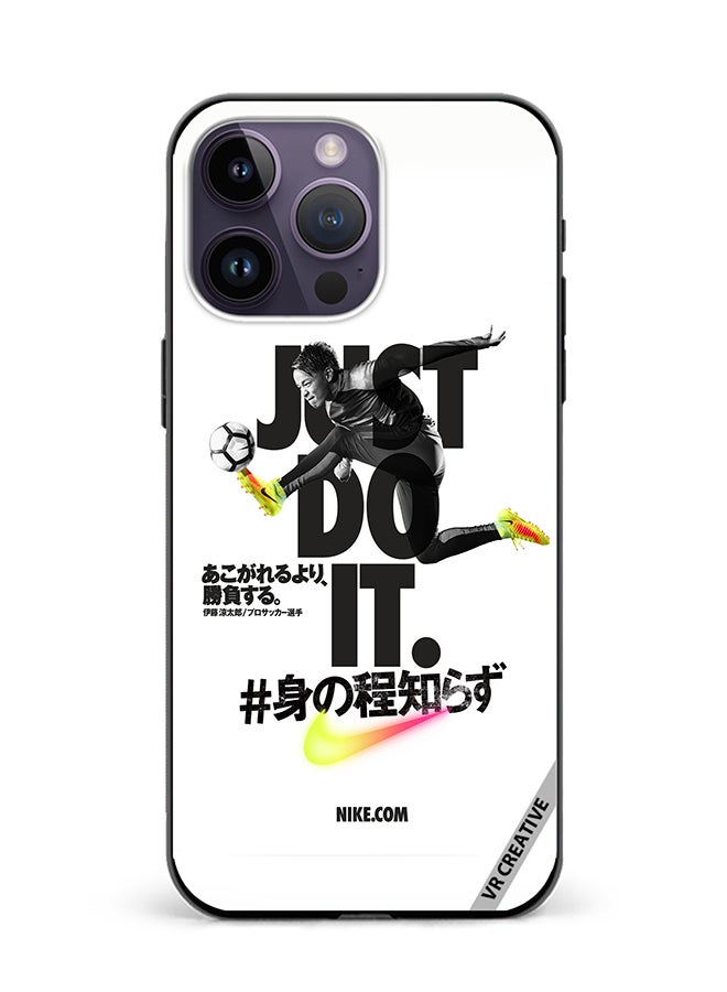 VR CREATIVE Protective Case Cover For Apple iPhone 16 Pro Max Nike Just Do It Design Multicolour