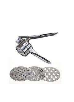 KASTWAVE Stainless Steel Potato Ricer – Manual Masher for Potatoes, Fruits, Vegetables, Yams, Squash, Baby Food and More - 3 Interchangeable Discs for Fine, Medium, and Coarse, Easy To Use  - Image 1