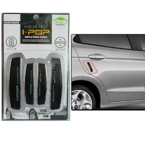 Sarte Car Door Edge Protector Anti-Scratch Guard Universal Car Door Protection Strip for Scratch & Dent Prevention Easy Install Car Accessories for All Cars (Black) Set of 4 - Image 2