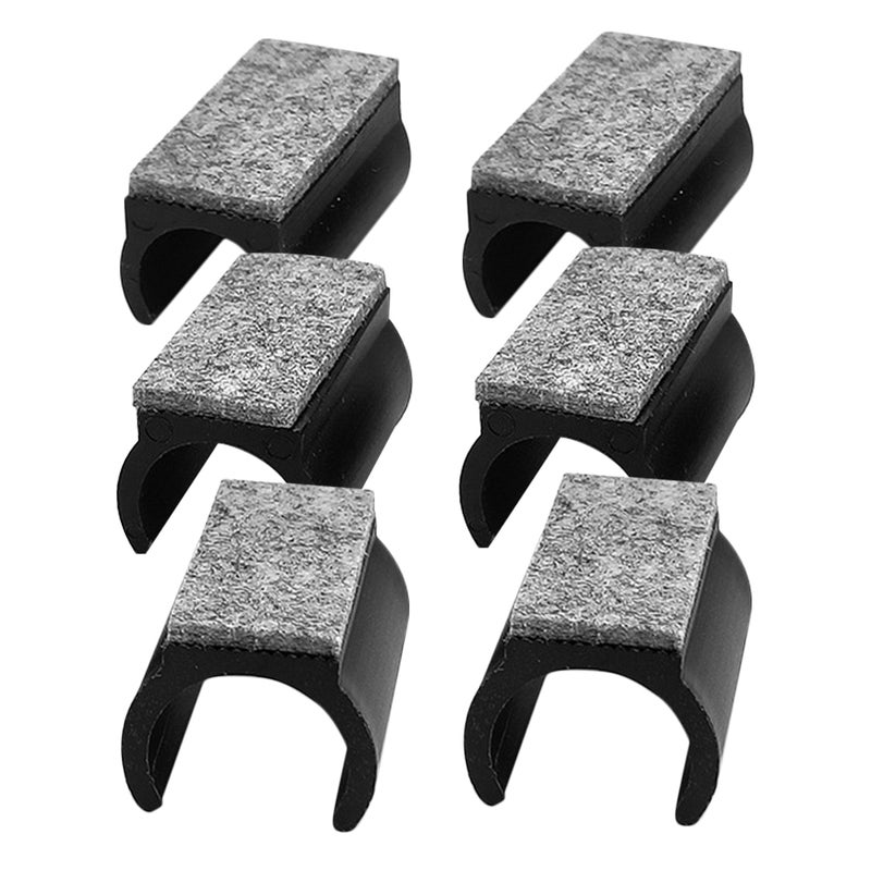 6pcs Chair Leg Caps U-Shaped Tube Sleeve Tube Clamp Floor Protectors Chair Foot Pads - Image 3