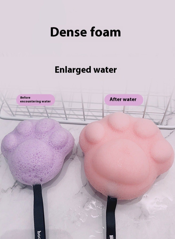 （4pcs）Bath Sponge Body Scrubber Soft Bath Flower Ball Bubble Net Exfoliate Shower - Image 5