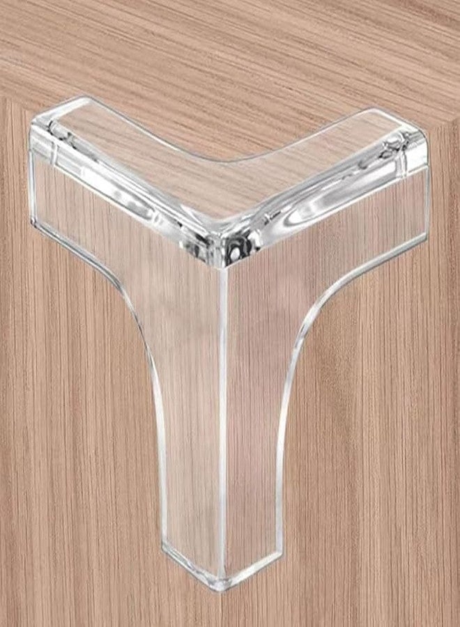 OffyBird 12 Pcs T-Shaped Clear Baby Corner Protectors, Soft Silicone Furniture Edge Bumpers with Adhesive, Baby Safety Proofing Guards for Sharp Table Corners, Edge Cushions for Child Safety - Image 1