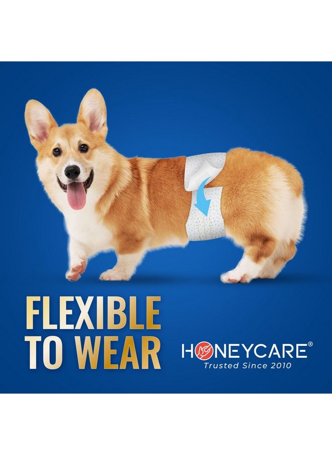 HONEY CARE HONEY CARE All-Absorb A26 Male Dog Wrap, 50 Count, Small  - Image 4