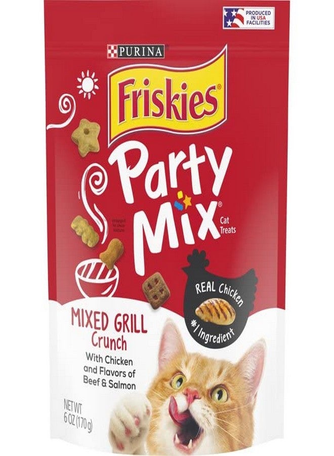 Friskies 23806 2.1 oz. Party Mix Mixed Grill Crunch44; Cat Treat - Image 1