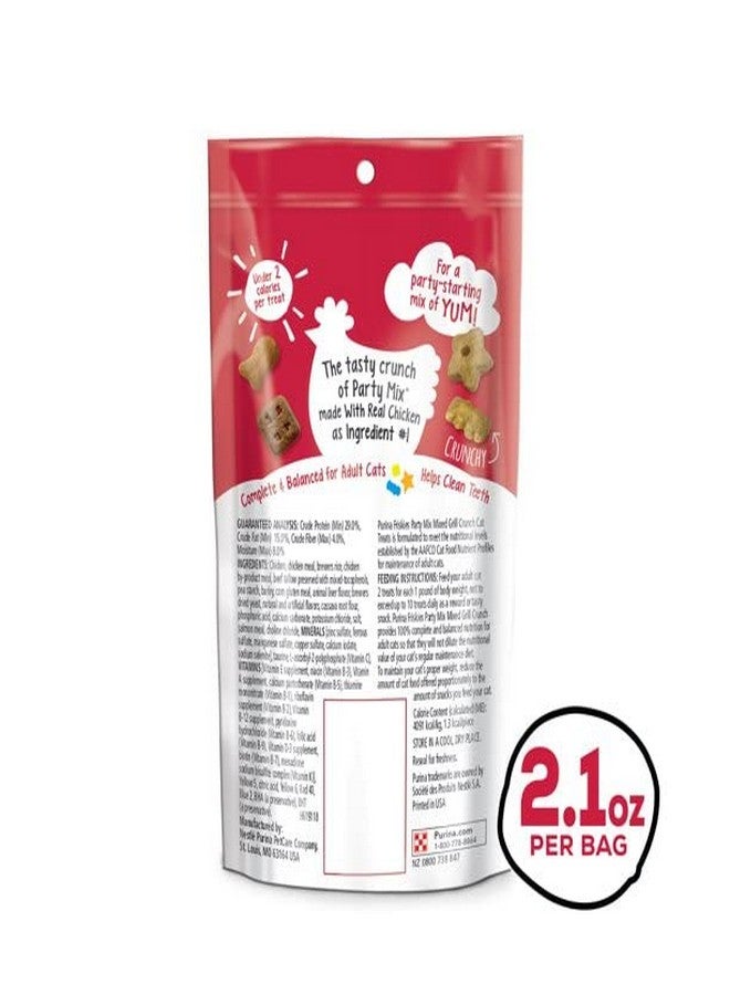 Friskies 23806 2.1 oz. Party Mix Mixed Grill Crunch44; Cat Treat - Image 3