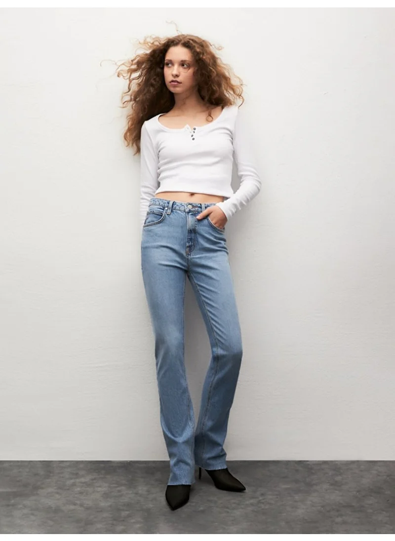 ال تي بي Betiana x Straight Leg High Waist Jeans