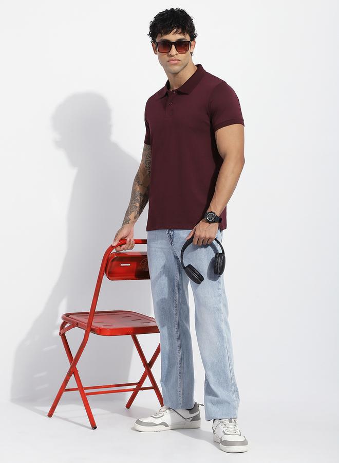 Dillinger Men Regular Fit Short Sleeve Solid Polo - Image 4