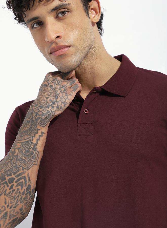 Dillinger Men Regular Fit Short Sleeve Solid Polo - Image 5
