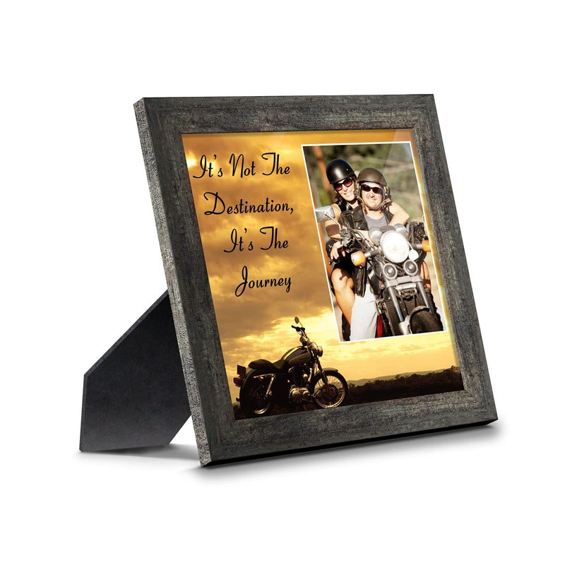 Crossroads Home DÃ©cor Crossroads Home Dcor Patriotic Harley Accessories Harley Wedding Gifts Its Not The Destination Unique Motorcycle Wall Decor 9760BW 