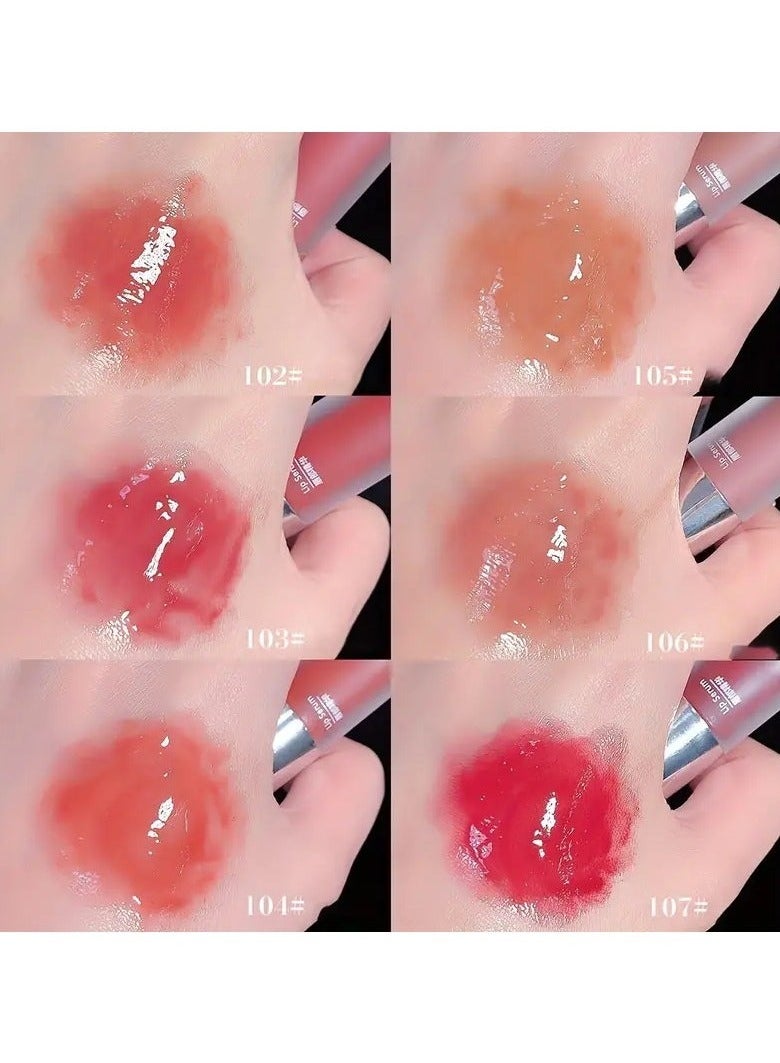 Cappuvini Nude Lip Care Collection - Moisturizing Tinted Lipstick, Vibrant Lip Glaze, Plumping Lip Gloss, and Nourishing Honey Lip Oil for Soft, Smooth Lips - Perfect Valentine's Day Gift for Women #107 - Image 2