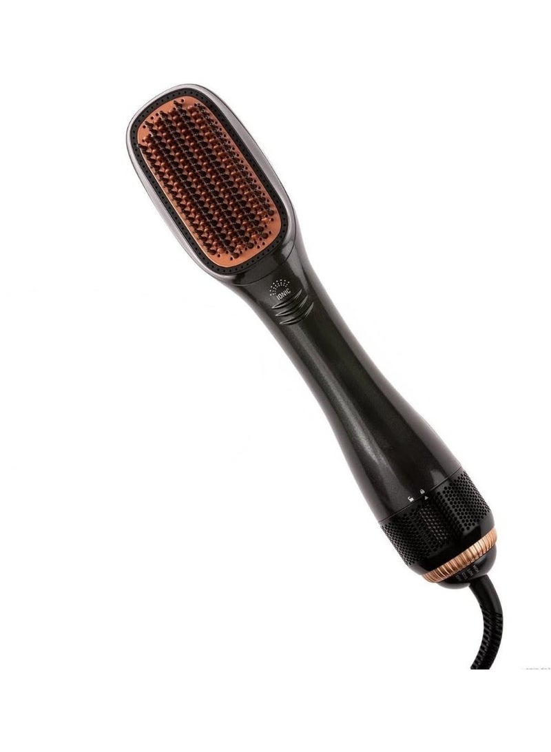 تيفونر فرشاة تصفيف الشعر 2 في 1 تجمع بين قوة مجفف الشعر ومكواة الشعر في خطوة واحدة لتجفيف وتصفيف الشعر، بتقنية الأيونات لشعر ناعم وخالٍ من التجعد، بقوة 1200 واط - Image 2