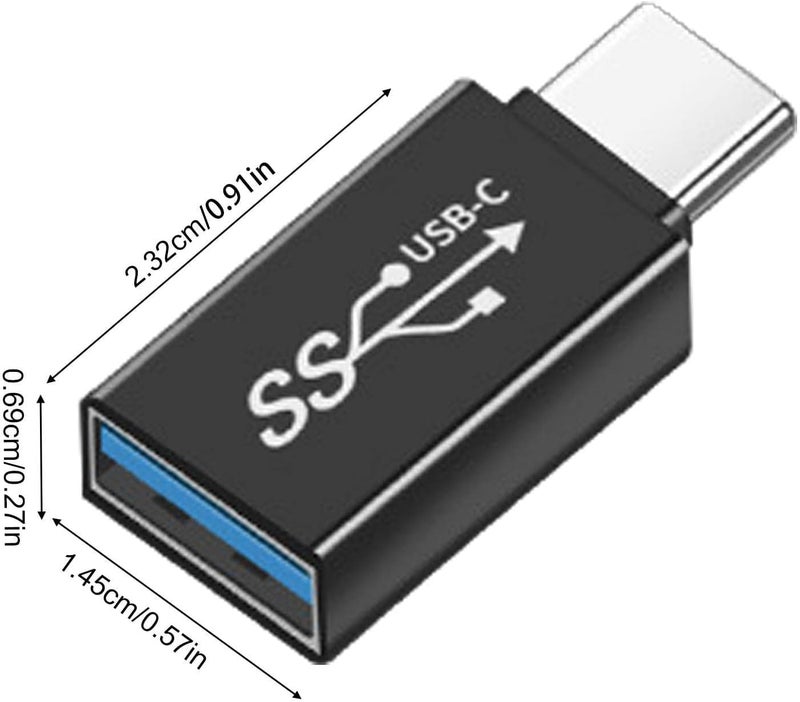 Tobo محول USB إلى Type C - كابل نقل بيانات عالي السرعة Type C - ملحقات نقل بيانات سريعة بسرعة 5Gbps مع USB3.1 للهواتف، معظم أجهزة الكمبيوتر، اللابتوبات للملفات، الفيديوهات، الصور (TD-1059TC) - Image 2