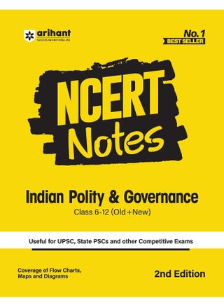 NCERT Notes Indian Polity & Governance | Flow Charts | Tables | Tamil Nadu & NIOS Board | for UPSC | UPPSC | BPSC | JPSC | MPPSC | One Liner for UPSC/IAS Preparation | State Civil Services & other Competitive Exams (Class 6+12 Old + New) - pzsku/Z3422A1F86AC32F596575Z/45/1748428613/6e9fe5ac-a014-4652-b8ad-b0988c8fcc64