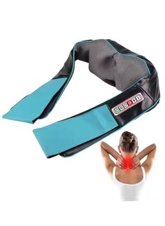 Prime by javauadan Portable Shoulder & Neck Massager with Heat Shiatsu Kneading Pillow for Office Home Car Muscle Pain Relief for Neck Shoulders and Back  - Image 1