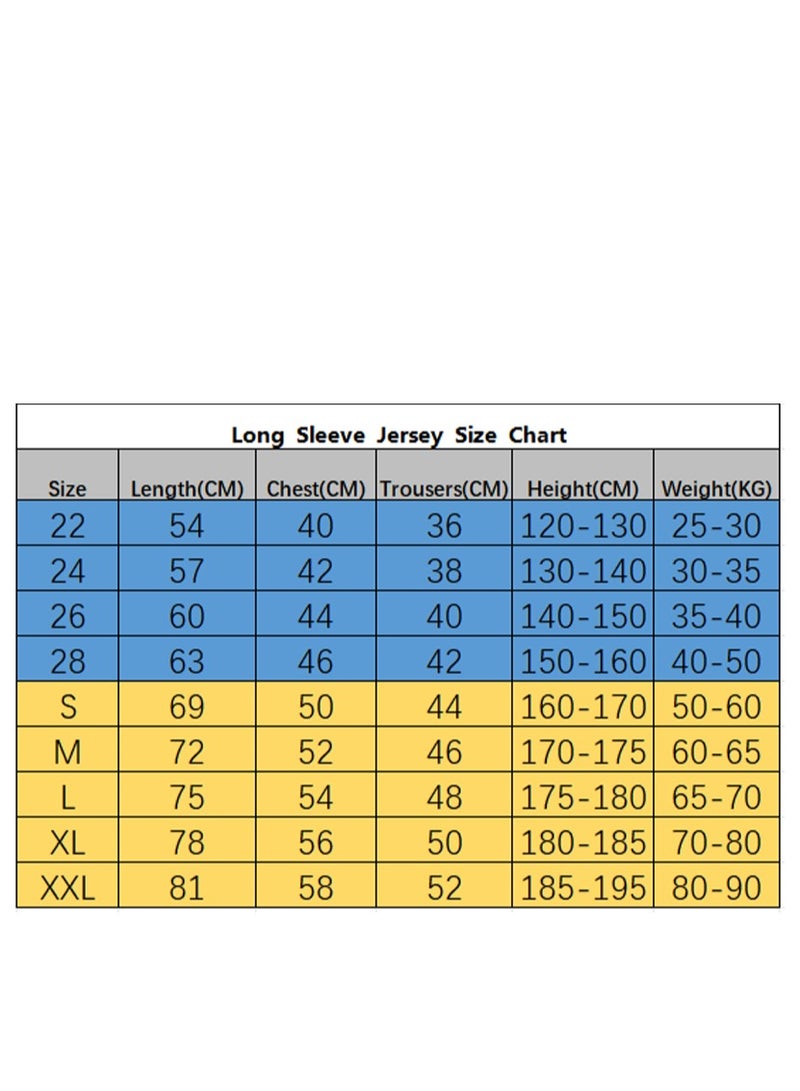 نادي برشلونة 24-25 المنزل لكرة القدم أطقم يامال#19 المشجعين كرة القدم جيرسي طويلة الأكمام / السراويل الجوارب طقم هدايا أحجام الشباب وحجم الكبار - Image 2