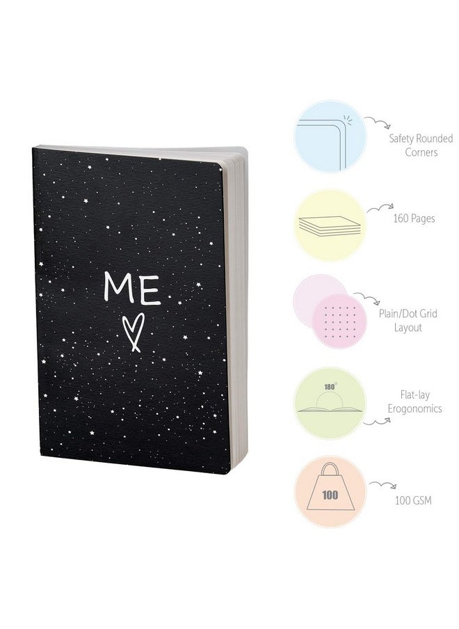 FACTOR NOTES - Notebook: 100 Gsm Natural Shade Paper Journal Diary, A5, 144 Pages (Me, Plain) - Image 1