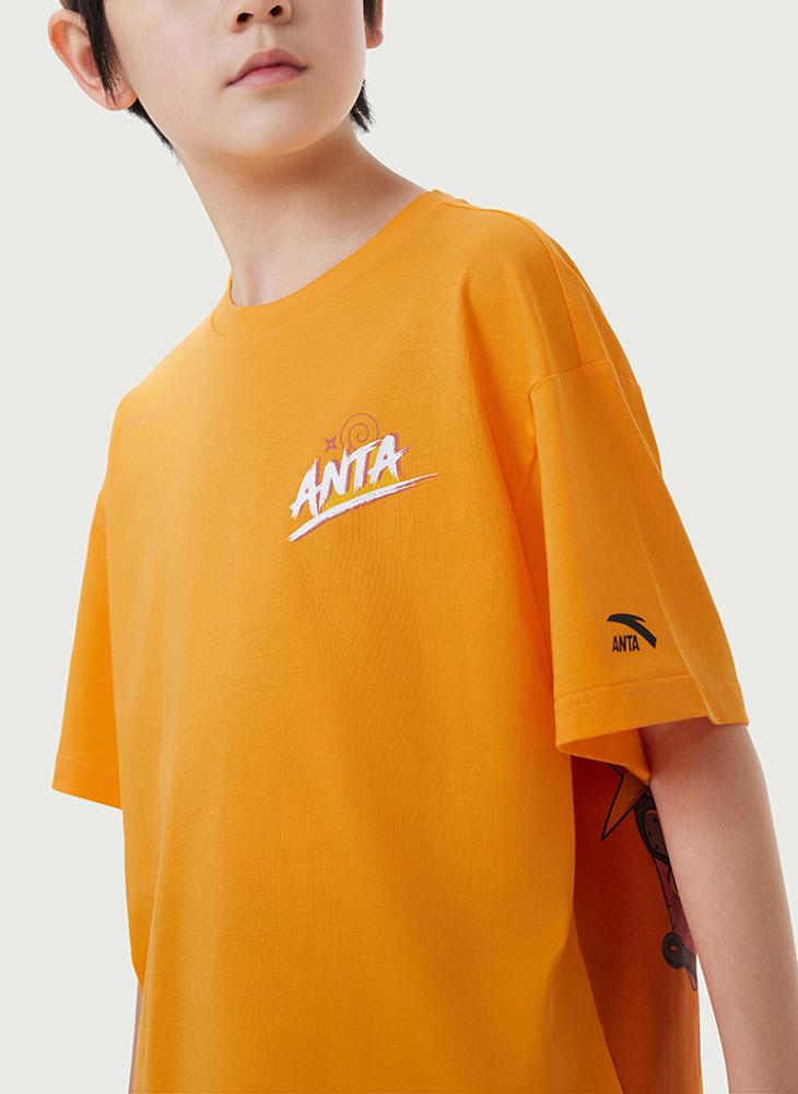 ANTA Kids 100% Cotton T-Shirt - Naruto Spirit - Image 1