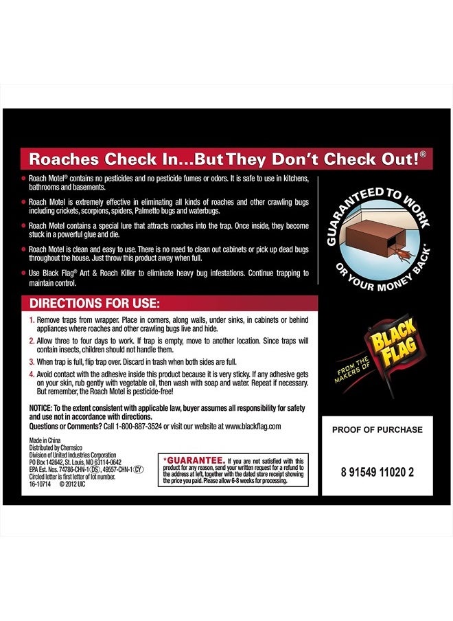 Black Flag - Roach Motel Traps, 2-Count, 1-Pack - Image 1