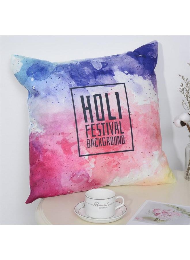 Generic Decorative Printed Pillowcase Multicolour 45 x 45cm  - Image 3