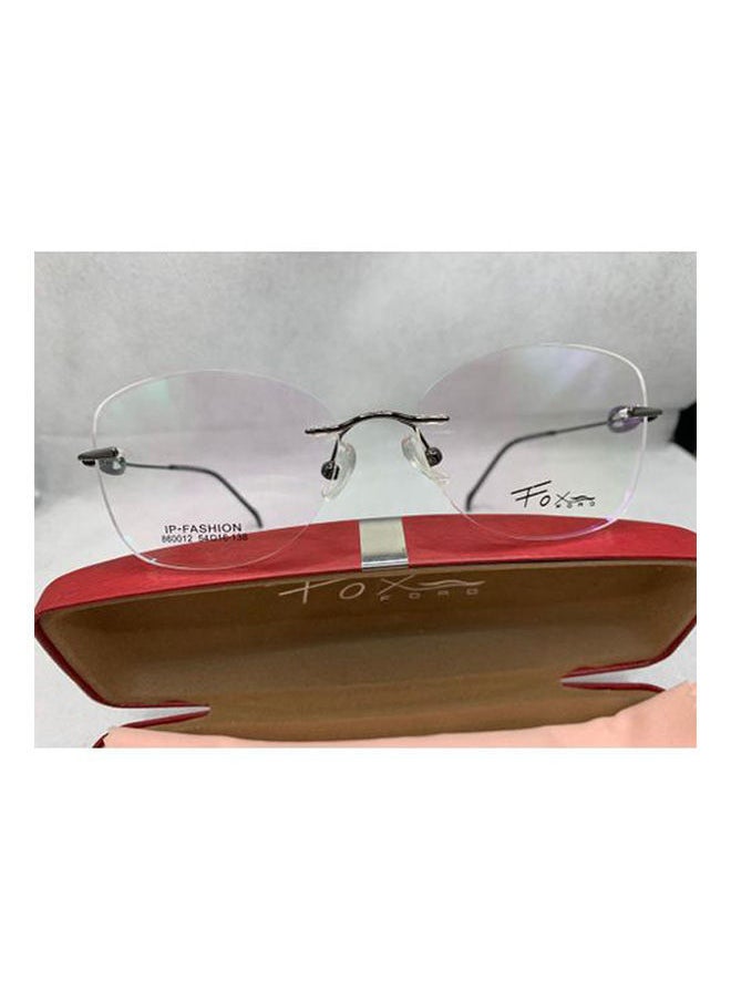 Fox Ford Rimless Oval Eyeglass Frame 860012-C-9  - Image 1