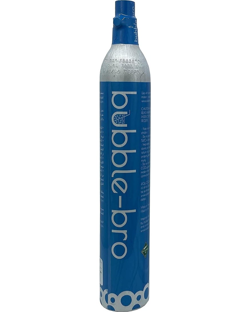 بابل-برو حزمة عائلية لصانع المياه الفوارة من bubble-bro Origin - مع 2 × 60 لتر من أسطوانات CO2 ، 1 × زجاجة إضافية سعة 1 لتر و 2 زجاجة سعة 500 مل (أسود)  - Image 3