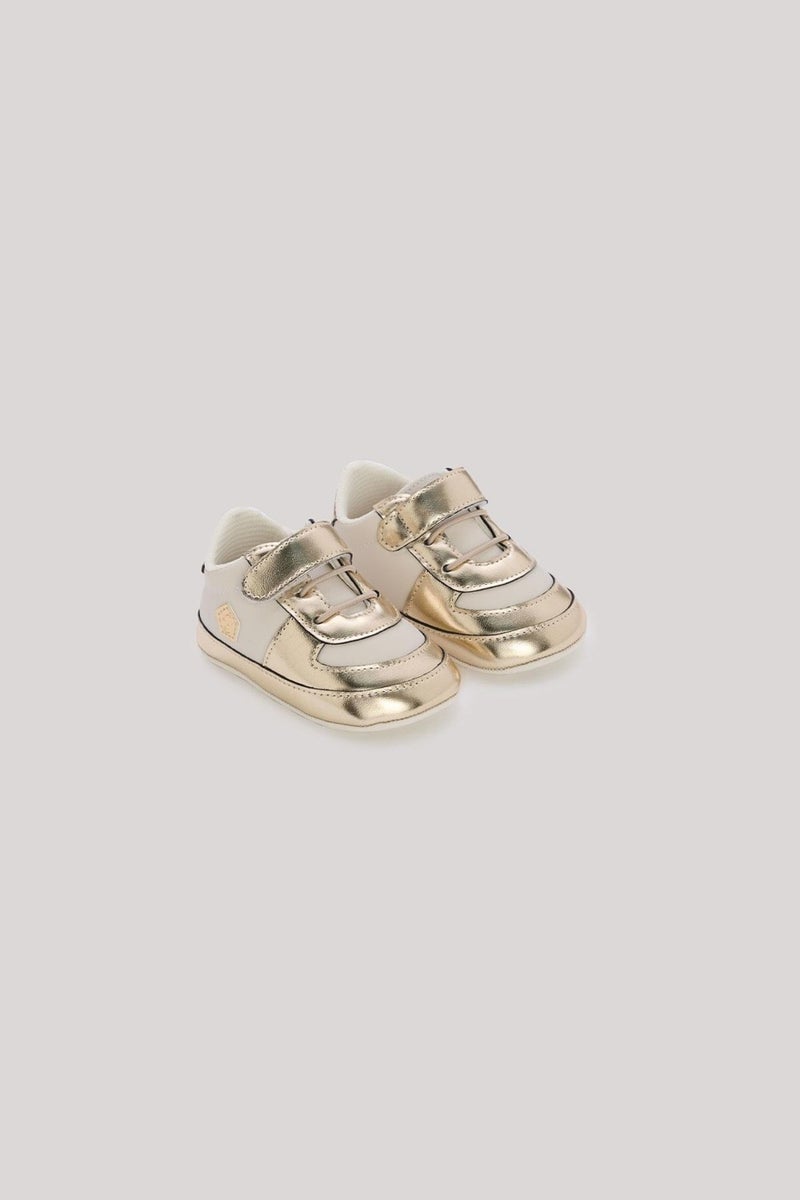 Layette Bg Store Baby Girl Beige Booties - Image 3