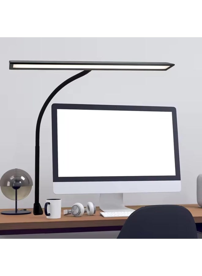 Generic LED Desk Lamp with Clip – 7-10W USB Powered Table Lamp – 6500K White Light – Flexible Arm – Ideal for Reading, Office, Crafts, Nail Art, Sewing  - Image 1