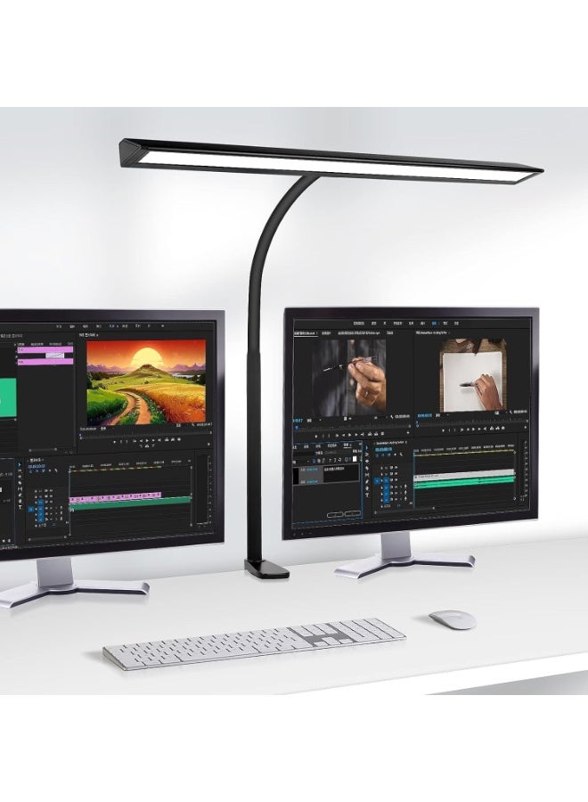 USB LED Desk Lamp with Clip – Flexible Arm, 6500K White Light, 7-10W – Eye-Caring Table Lamp for Reading, Office, Sewing, Nail Art  - Image 5