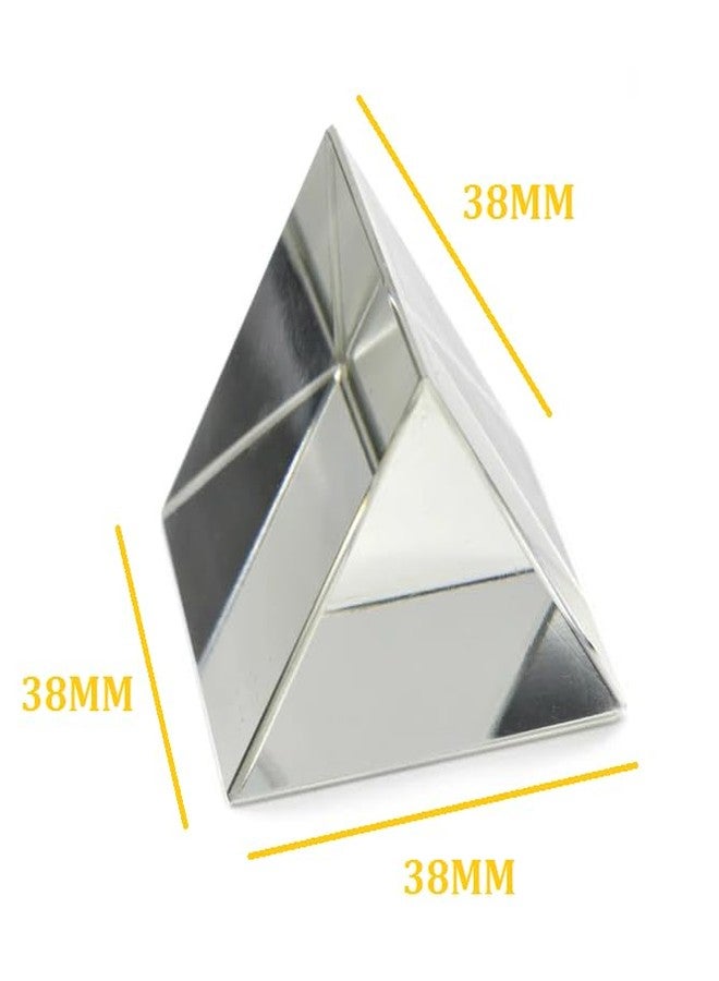 Cometek Glass Prism - Perfect for Light Refraction, Science Experiments, and Educational Kits (38EQ) - Image 3