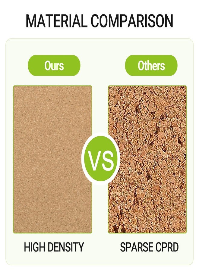 AKTOP Cork Board Bulletin Board 12x12, 1/2" Thick Cork Board Tiles 12 Pack, Small Square Pin Board for Wall, Self Adhesive Corkboards with 120 Push Pin Wood Clips for School, Home & Office - Image 4