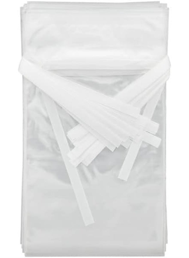 Wilton Drawstring Lollipop Bags 4.5"X5.5" Clear 15/Pack - Image 3