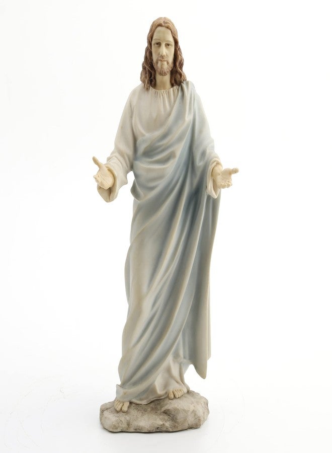 Veronese Design 12" Tall Jesus Christ Blessing Statue Resin Cast Statue - Image 1