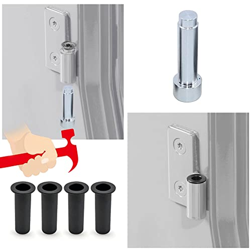 FZJDSD 4Pcs Door Hinge Pin Liners Bushings Kit Compatible with Jeep Wrangler TJ YJ CJ LJ 1986-2006 - Image 2