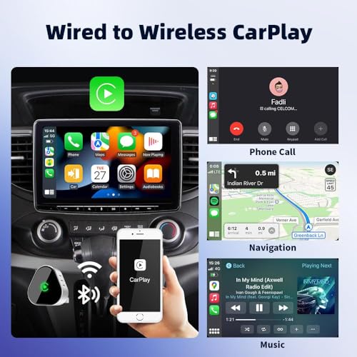 Offbeat 2-in-1 Wireless Apple CarPlay & Android Auto Adapter| BT 5.2 Connection No Delay Stable Connection| Converts Wired Android Auto/CarPlay to Wireless in Company Fitted System Post 2018 Cars - Image 4