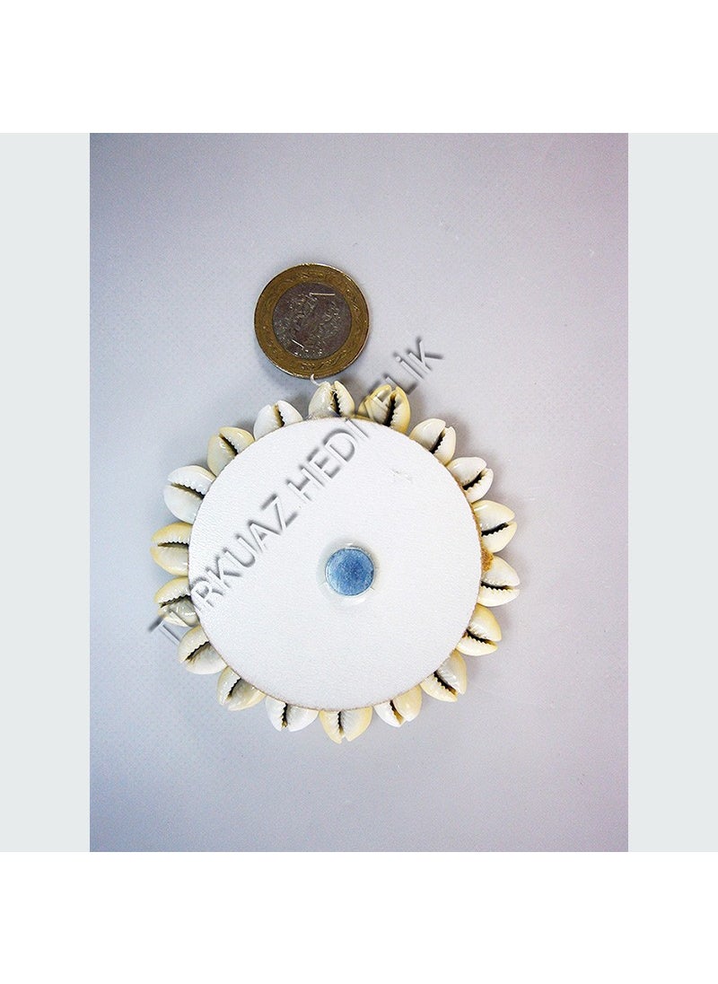 evinizdeki okyanus esintisi turkuaz hediyelik Round Magnet  - Image 2