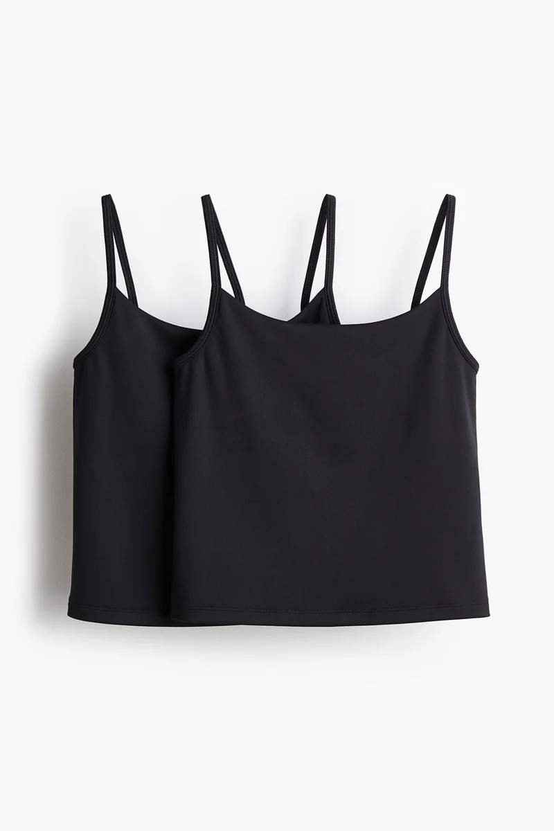 H&M 2-pack sports tops in DryMove™