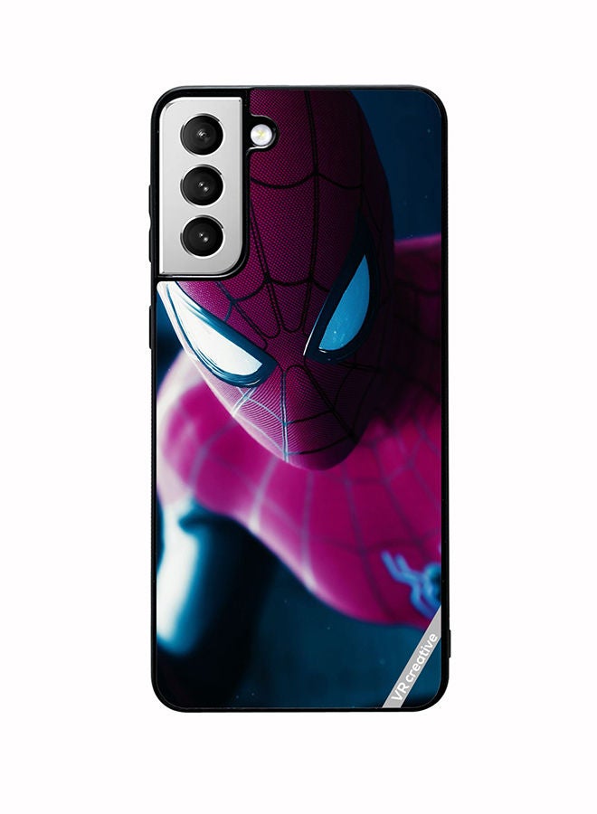 VR CREATIVE Protective Case Cover For Samsung Galaxy S22 Plus 5G Spiderman Design Multicolour - Image 1
