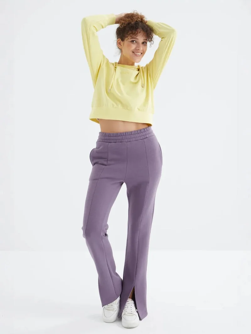 تومي لايف TOMMY Women's Relaxed Straight-leg Sweatpants