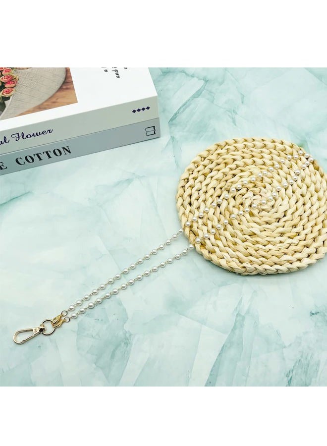 Sopopal Pearl Gold Chain Lanyard for Women Lanyards for ID Badges Classy Key Lanyards for Cruise Ship Cards - Image 5