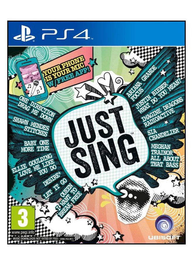 Just Sing - PlayStation 4 - Music & Dancing - playstation_4_ps4