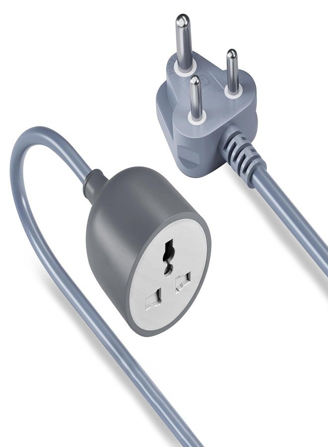 FOXIN 5m Long 10AWG Heavy Duty Male to Female Power Extension Cord for Indoor & Outdoor, 2500W High Power Output, 3-Pin Plug, Power Cord Wire Extender Power Cable for appliances, Electronics & Home - Image 1