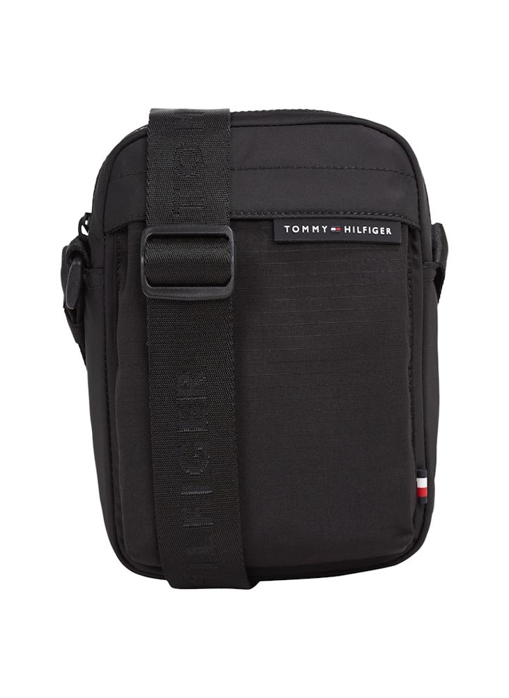 TOMMY HILFIGER - Logo Detail Element Repreve Messenger Bag - Image 1