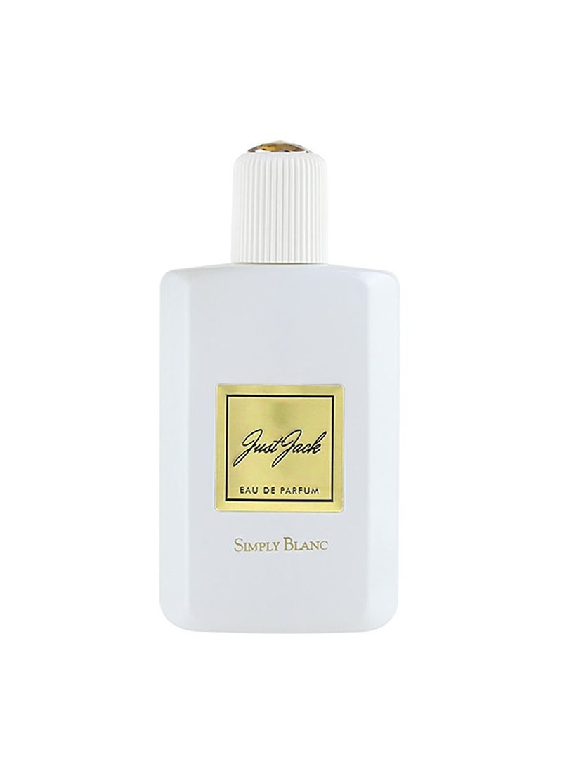 Just Jack Simply Blanc Perfumes For Women Eau De Parfum 100ML, For Her Long Lasting Fragrance - Image 1