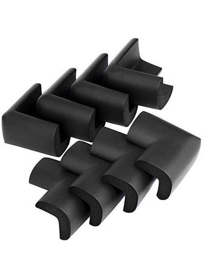 Kuhu Creations - Premium Baby Kids Safety Corner Edge Cushion Protector Guard. (16 Units Black) - Image 1