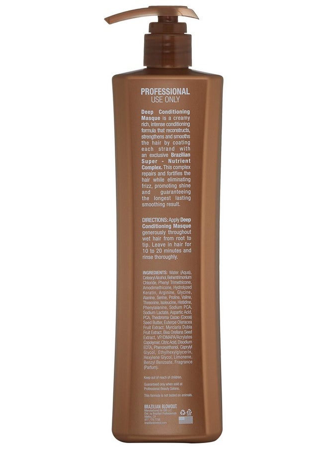 Brazilian Blowout Deep Conditioning Masque 24 Fl Oz  - Image 3