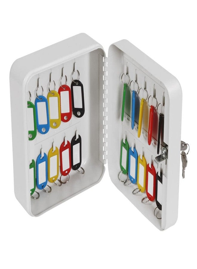 RONFILD Adjustable Combination Cabinet Locker Key Box with Lock Holder, Safe Key Security Wall Mount Metal Lock Box with 20 Hooks 1PCS - Image 1