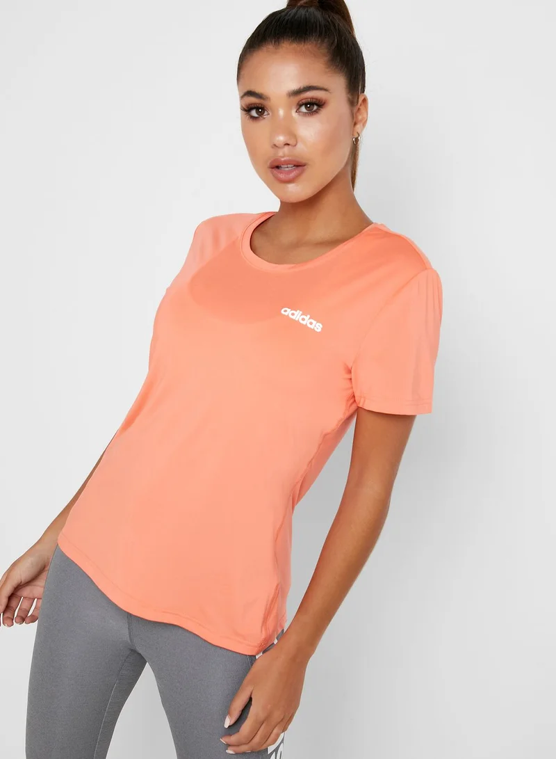 Adidas D2M Solid T-Shirt
