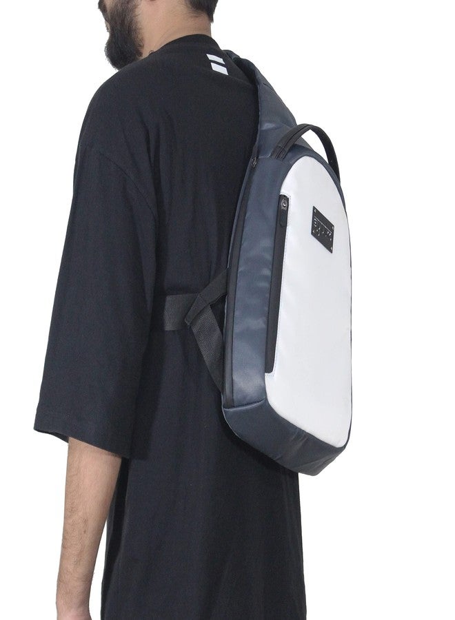 SYUTM Reuleaux Sling Bag Crossbody Sling Backpack Travel Hiking Daypack with Mobile Pocket on Strap - Image 4