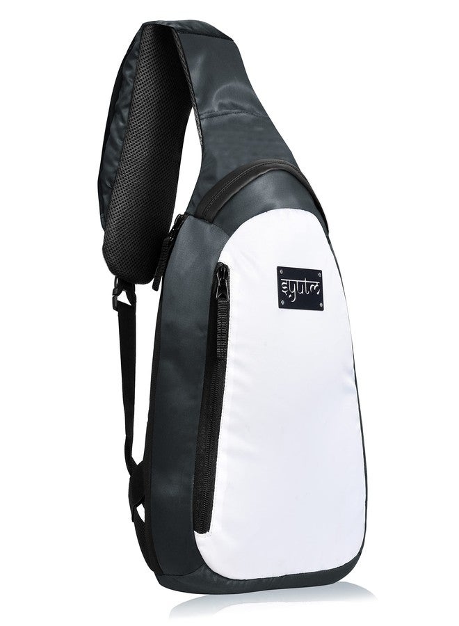 SYUTM Reuleaux Sling Bag Crossbody Sling Backpack Travel Hiking Daypack with Mobile Pocket on Strap - Image 3