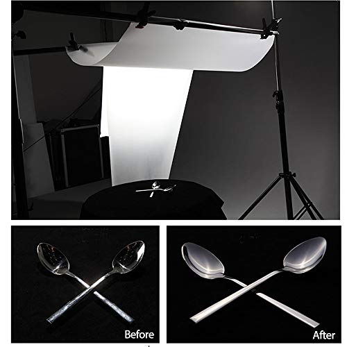 RENIAN Diffusion Film Filter Sheet 6 Packs Kit 15.7x19.6inches/ 40x50cm Lighting Gel Diffuser Roll Photography Video for Led Flash Strobe Light - Image 4